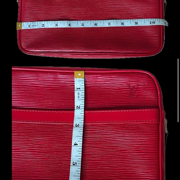 Louis Vuitton Red Epi Trocadero Shoulder Crossbody Bag w/ Dustbag - Picture 4 of 7